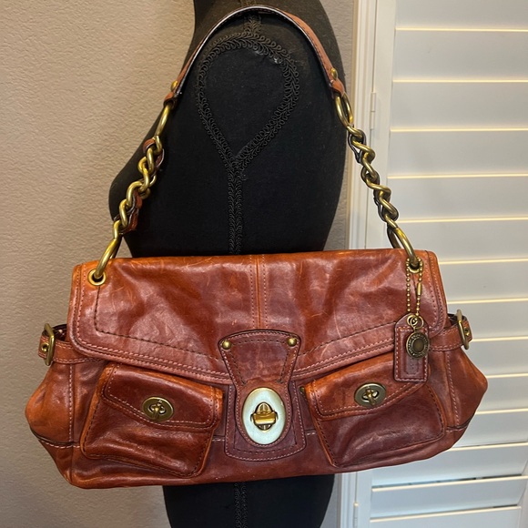 Coach 65th Anniversary Mahogany Red Vachetta Leather Limited Edition with Wallet - Picture 5 of 15